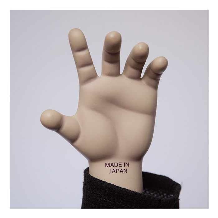 This is a Seed of Chucky Glen life size doll and he has a hand with a black shirt on.