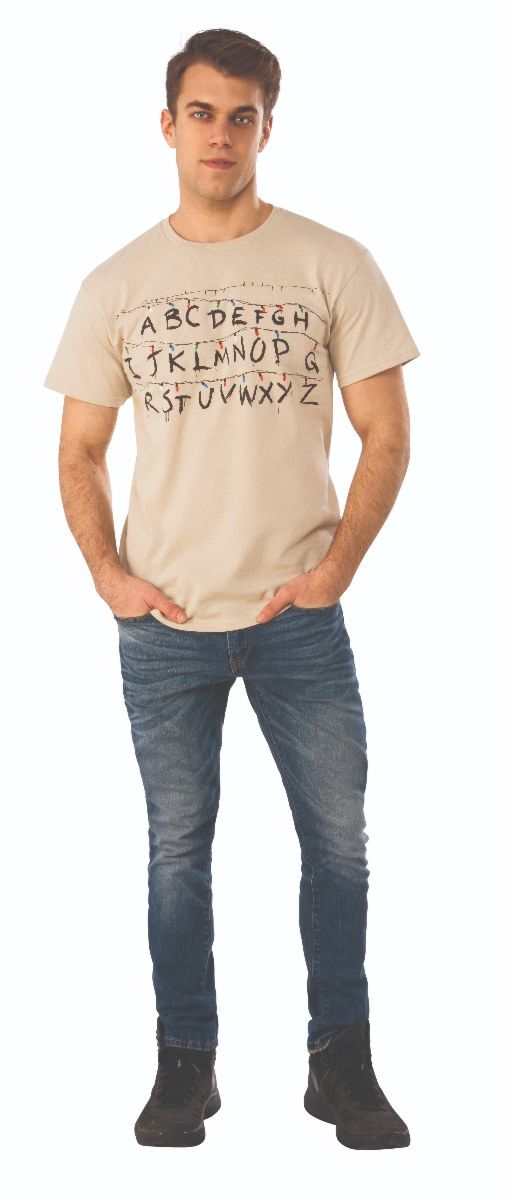 STRANGER THINGS - Adult Alphabet Shirt-T-shirt-1-Classic Horror Shop