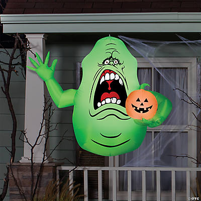 GHOSTBUSTERS | Blow Up Inflatable Hanging Slimer Outdoor Yard Decoration-Inflatable-SS225305G-Classic Horror Shop