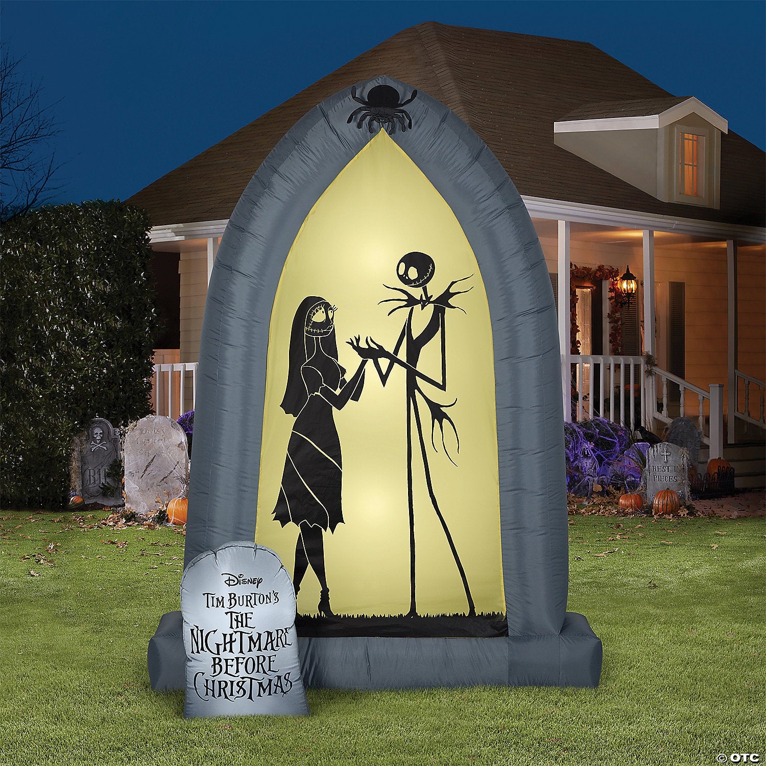 blow-up-inflatable-nightmare-before-christmas-jack-and-sally-arch-outdoor-yard-decoration-SS225603G-Classic Horror Shop