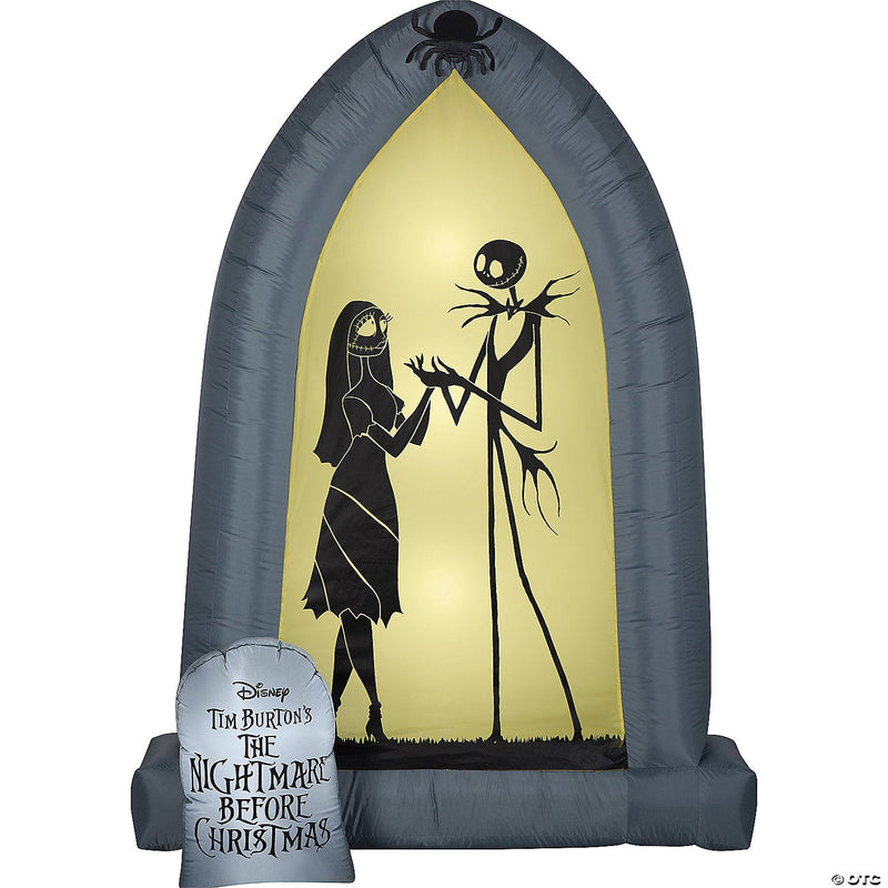 blow-up-inflatable-nightmare-before-christmas-jack-and-sally-arch-outdoor-yard-decoration-SS225603G-Classic Horror Shop