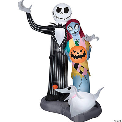 classic horror shop blow up inflatable nightmare before christmas jack sally and zero outdoor yard decoration 2 ss220951g